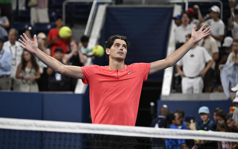 网球——美网:弗里茨晋级八强