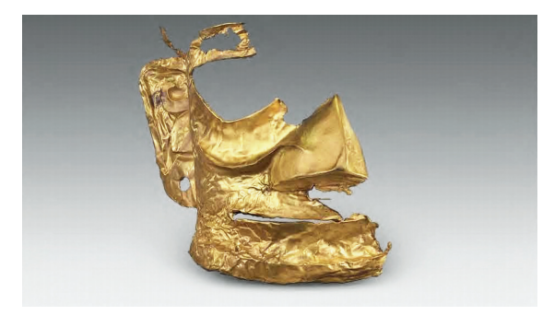 古蜀金面具鉴赏