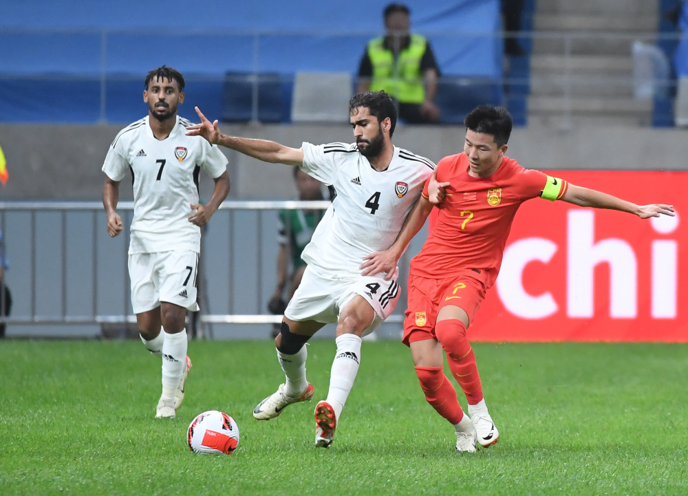 足球u23亚洲杯预选赛暨巴黎奥运会男足亚洲区资格赛中国对阵阿联酋2