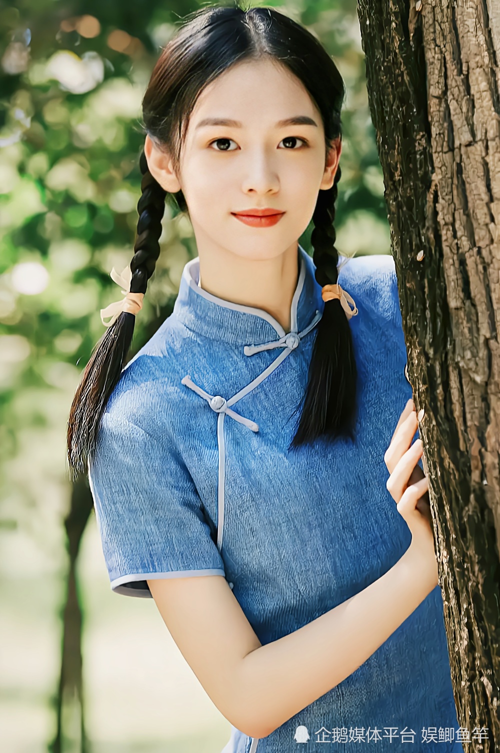 25岁小花周也新剧民国装太美了吧不愧是北大校花林华珺啊