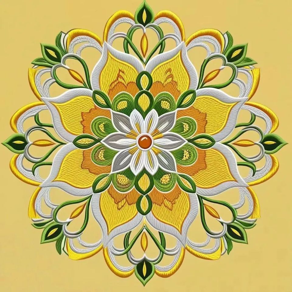 花型纹样 | 对称之美