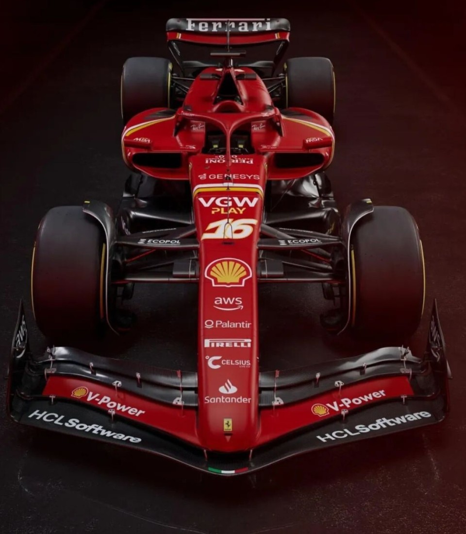 f1法拉利车队发布新赛季赛车sf24