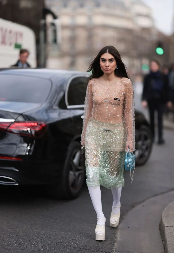 2024春夏t台透明半裙火出圈!