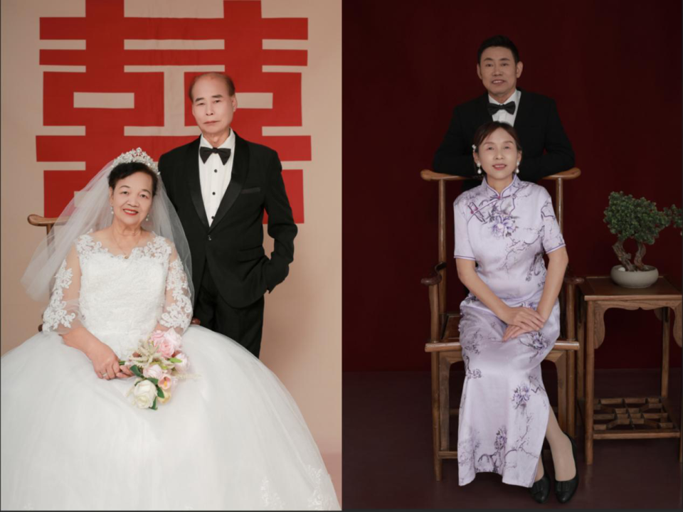 银龄长者婚纱照,今朝圆梦不老情!沙头街道举办长者婚纱摄影公益活动