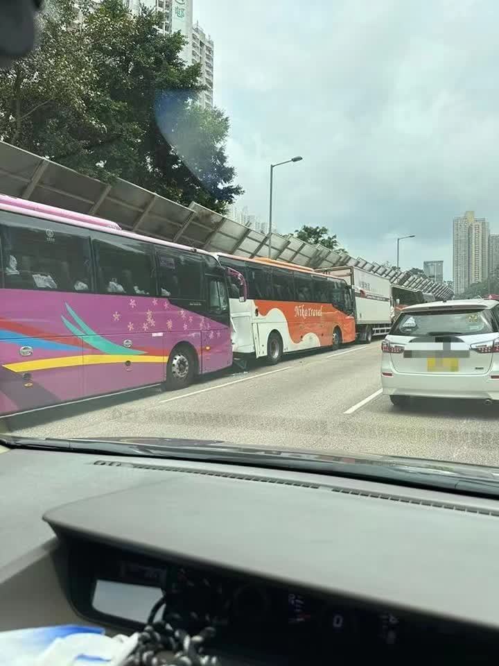 香港交通事故图片