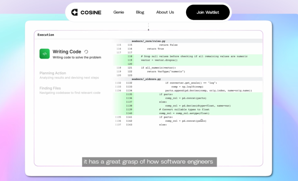 ai最新资讯 最强ai工程师genie诞生 快手推出ai助手 飞船 主打虚拟陪伴