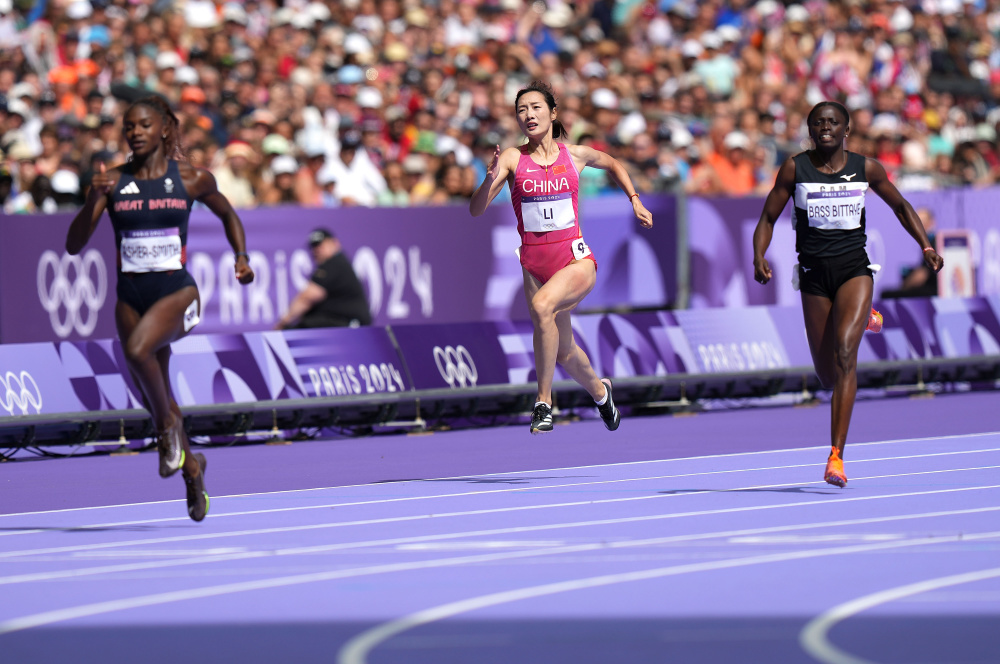 巴黎奥运会丨田径女子200米赛况