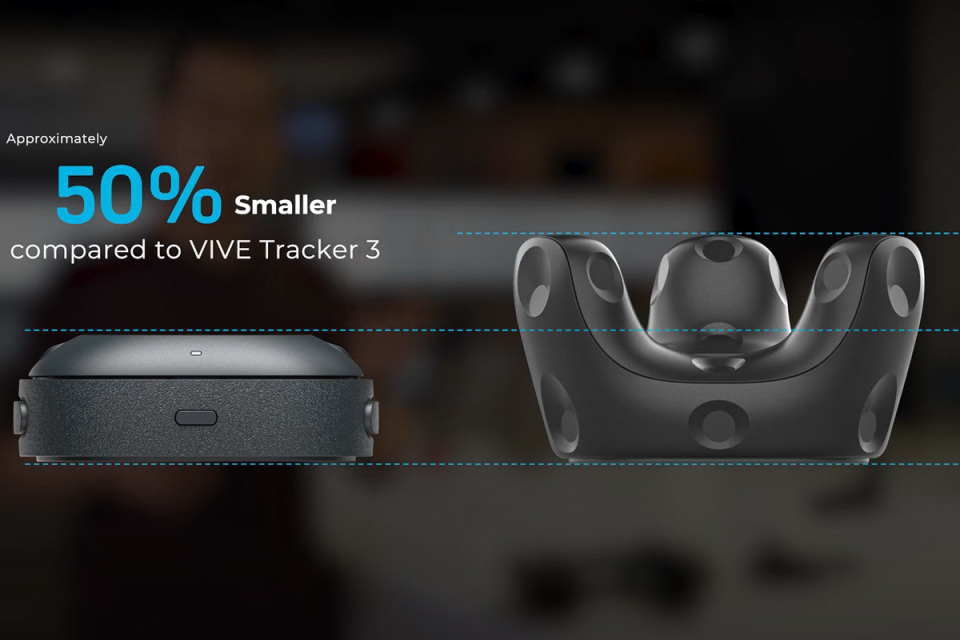 更轻更薄且不需要基站,htc发布了一款新的vive追踪器