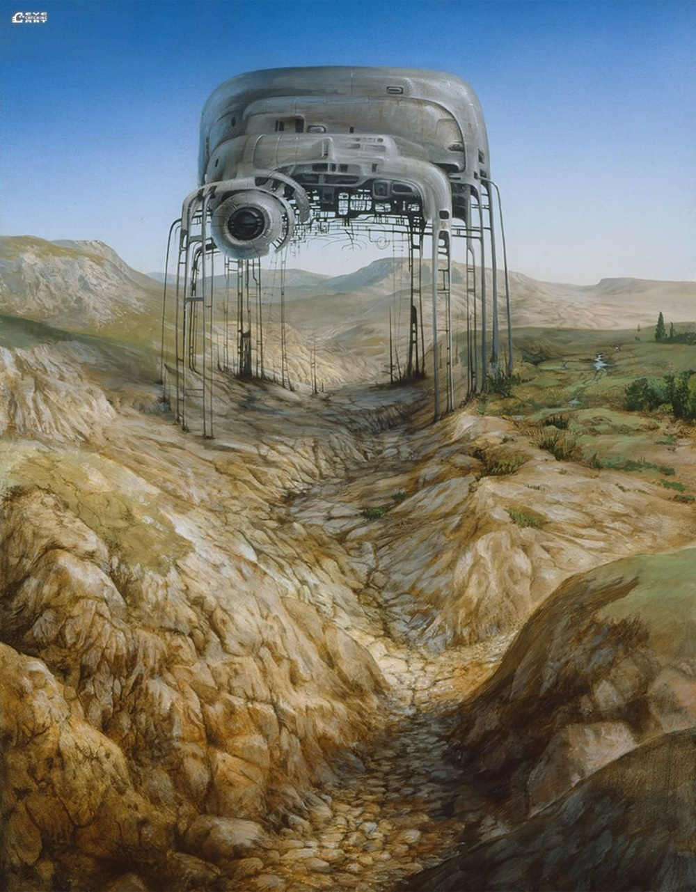 空间与意识之外的未来：废弃未来主义画家Peter Gric访谈录_腾讯新闻