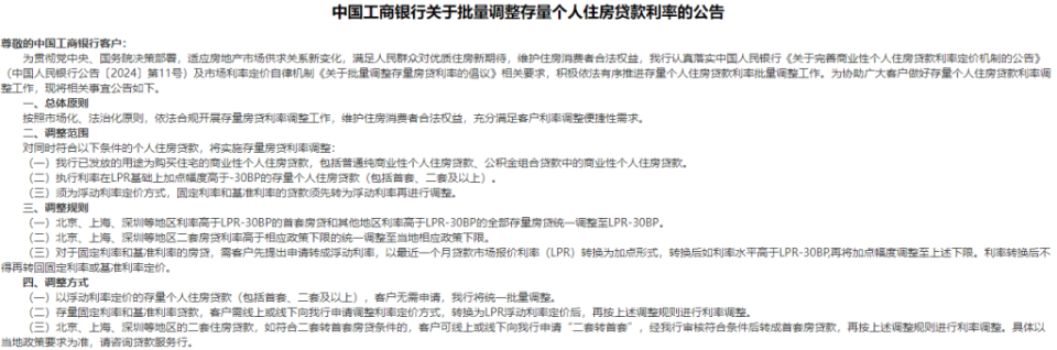 半岛聚焦丨六大行今早集体官宣，存量房贷利率批量调整！你是哪家银行，对号入座_腾讯新闻
