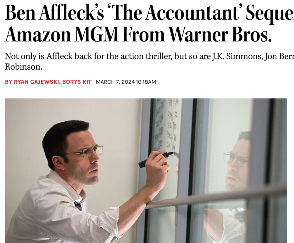 加勒普分析《会计刺客》的定位,华纳有可能力捧《权力战队》_腾讯新闻