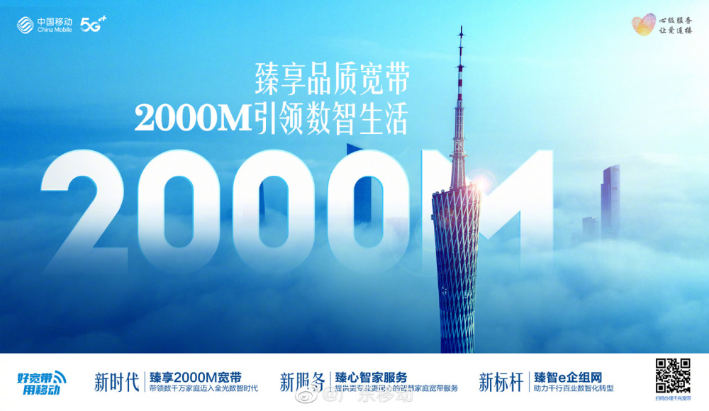 广东移动发布 2000m 全光 fttr 宽带,每月 200 元_腾讯新闻