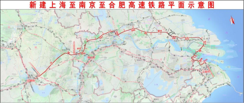 北沿江高鐵南京段全線建設用地正式獲批