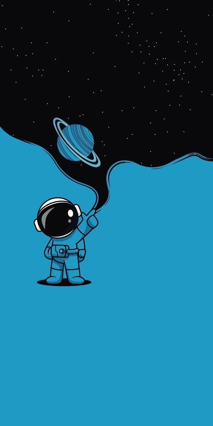 太空人创意壁纸!