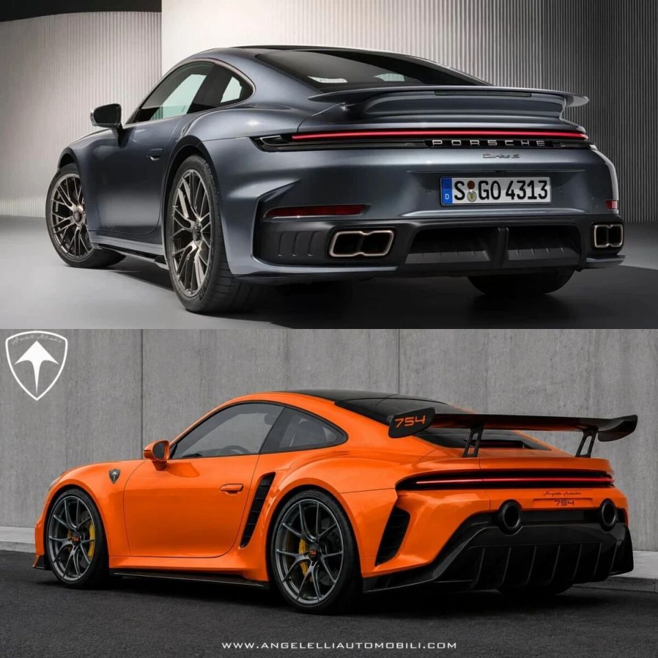 1100kg轻量化+3D打印，Angelelli Project 754，重构定义的保时捷911_腾讯新闻