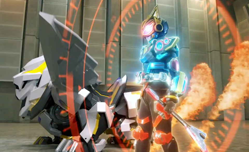 假面骑士极狐：娜猫和黄狮携手共战高强度发糖 景和表情很微妙