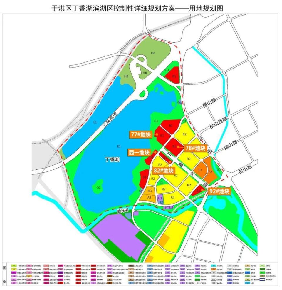 沈阳丁香湖地图图片