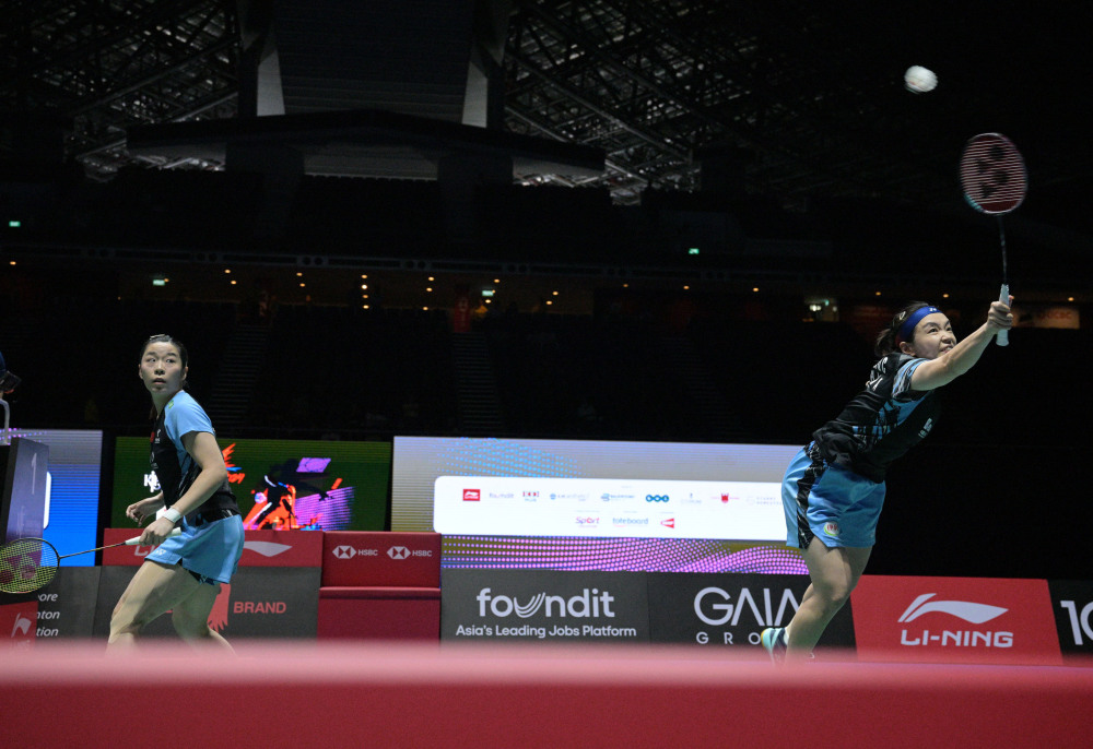 羽毛球——新加坡公开赛:陈清晨/贾一凡女双夺冠