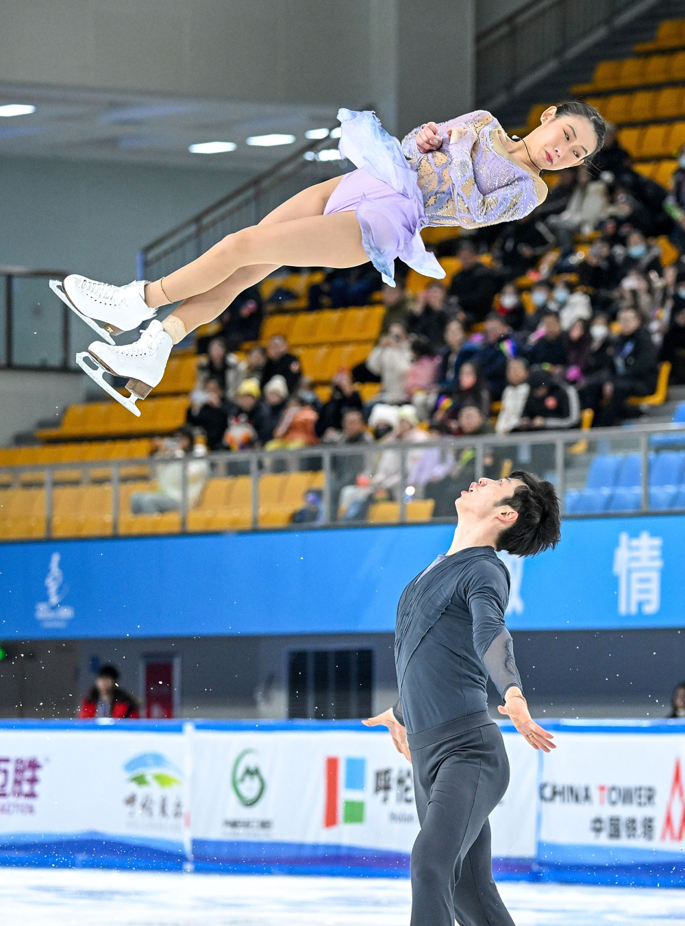 花样滑冰公开组团体赛双人滑短节目赛况