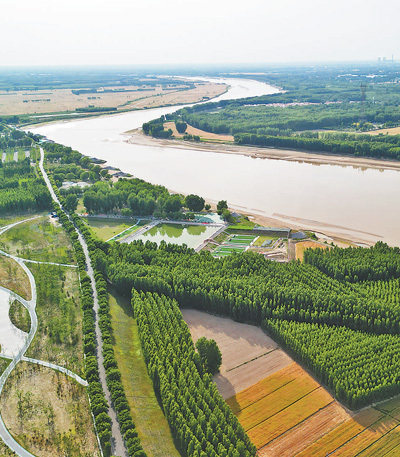 近年来,山东省淄博市持续推动黄河流域生态保护和高质量发展,促进沿黄