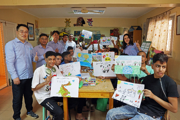 中企在埃及开展儿童节孤儿院慰问活动