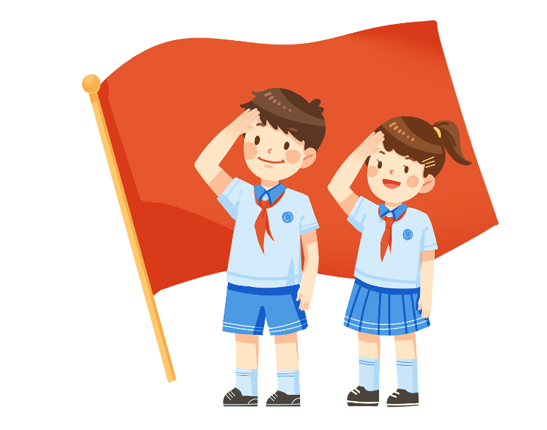 你会敬一个标准的少先队队礼么?