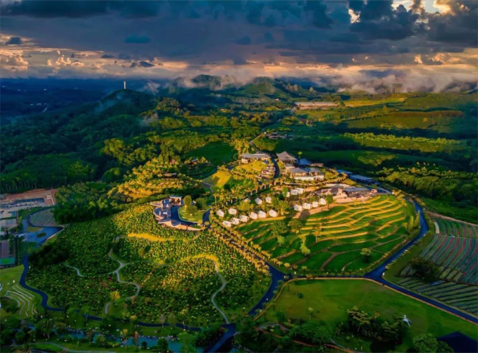 观光巴士优惠价为46元/人公园一日游项云舍松涛·海南中国村6月8日