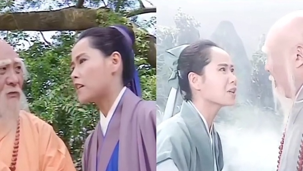 新白娘子传奇:同一场景下,许仙许仕林父子俩表情对比