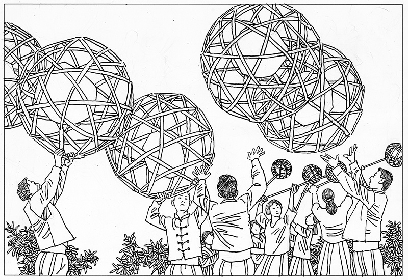 奉贤滚灯(国家级非遗项目)舞草龙(国家级非遗项目)卢氏形意拳(国家级