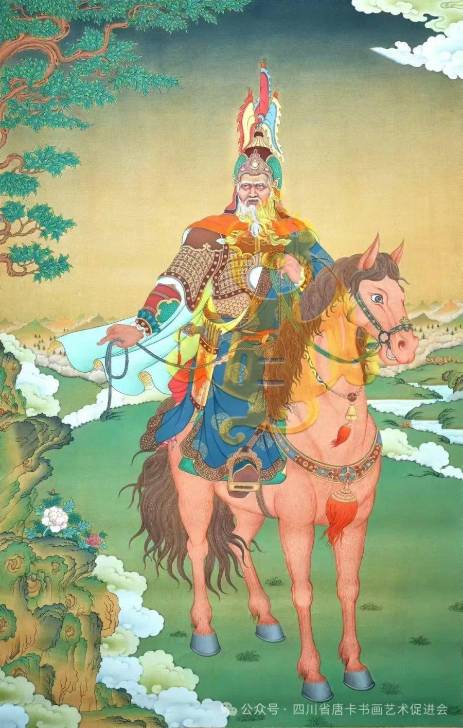 展现非物质文化遗产魅力《格萨尔王百位大将》唐卡作品展国庆节前亮相