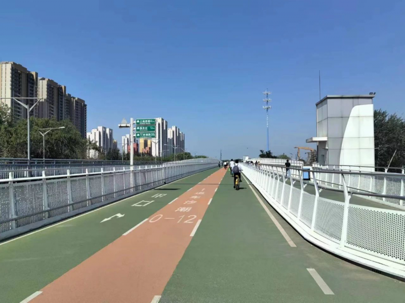 北京首条自行车专用路开通5周年 累计减碳排超4674吨