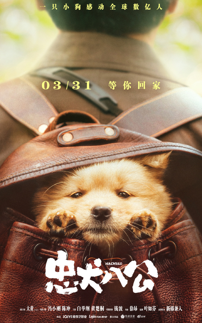 中国版《忠犬八公》电影公布全新海报及特辑,3月31 日上映