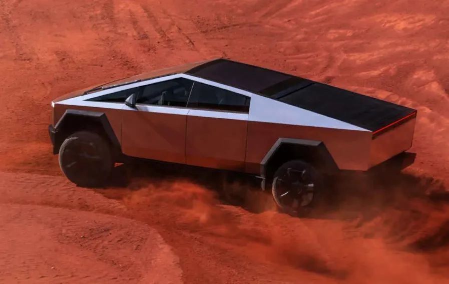 特斯拉cybertruck电动皮卡一车难求_腾讯新闻