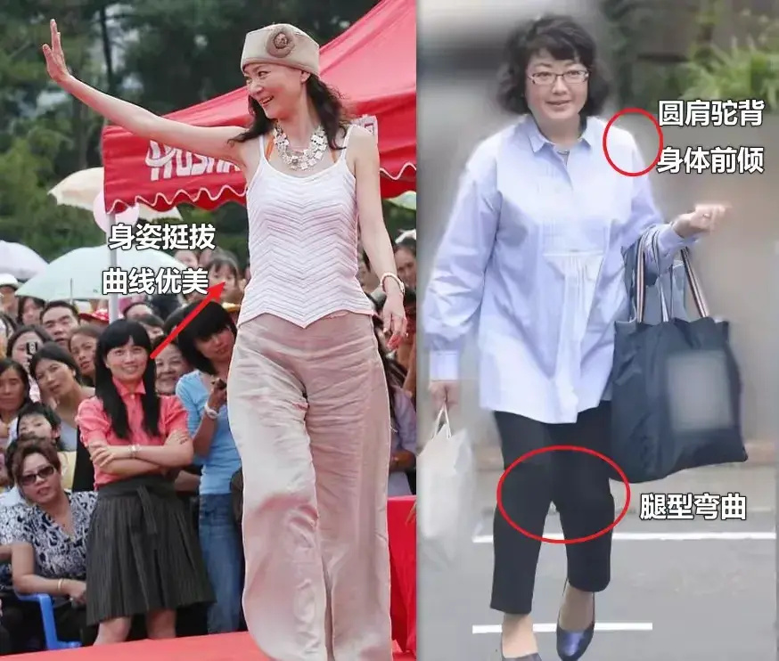 或者是女明星媲美,腰间可能会有赘肉,腿型并不会那么笔直,胯宽腿粗