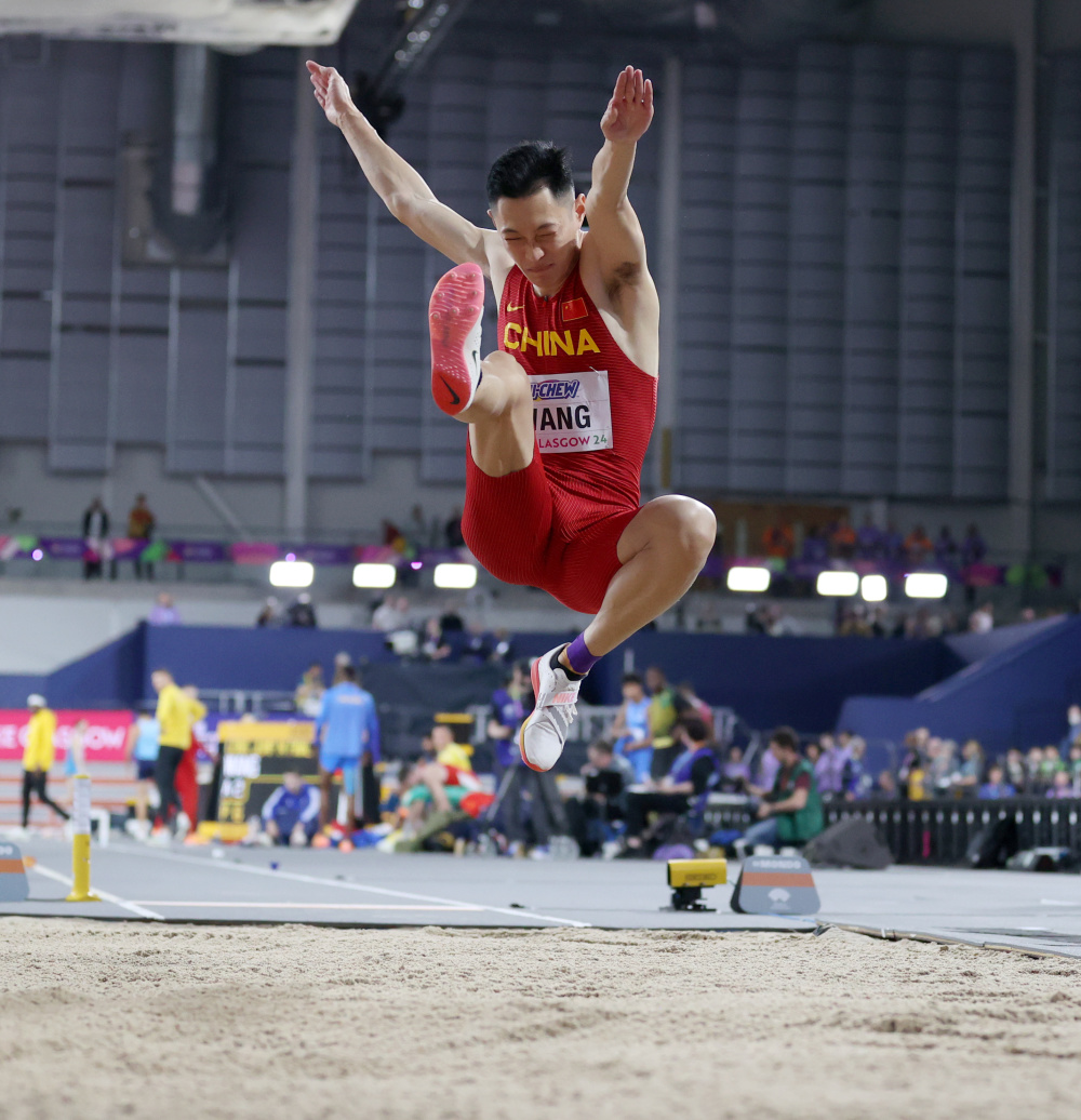 田径室内世锦赛王嘉男获男子跳远第九名