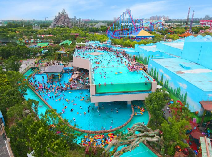 9大水上游乐项目)下午14:00方特园区内午餐天津方特欢乐世界(飞越极限