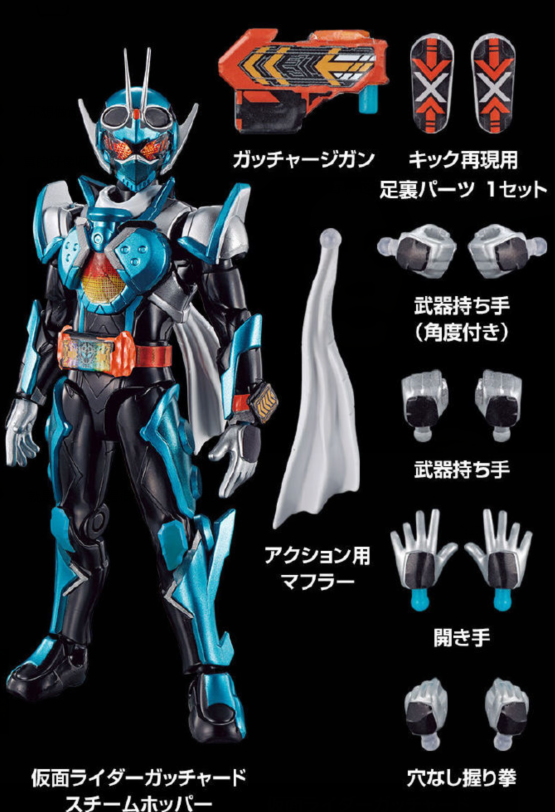 假面骑士九尾狐与gotchard装动玩具公开 假面骑士开始圣斗士化_腾讯