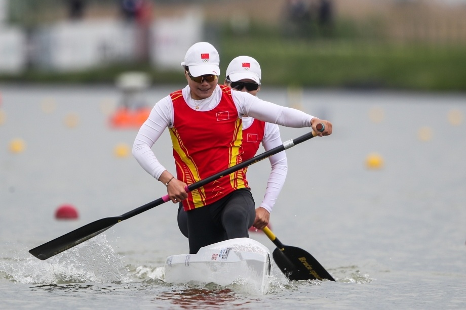 皮划艇静水世界杯匈牙利站中国奥运冠军组合摘金