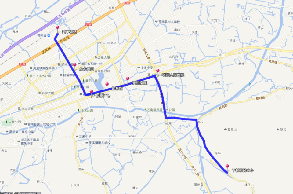 经公司研究决定,于2024年5月15日开通运营苍南汽车北站-流石下村712路