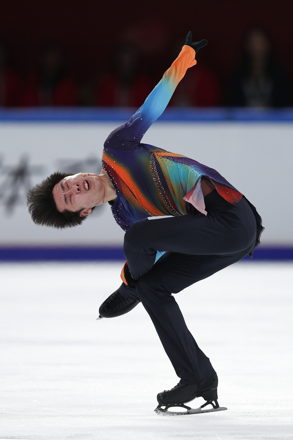 花样滑冰中国杯男单自由滑赛况