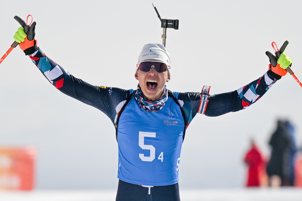 冬季两项公开组混合接力46公里赛况