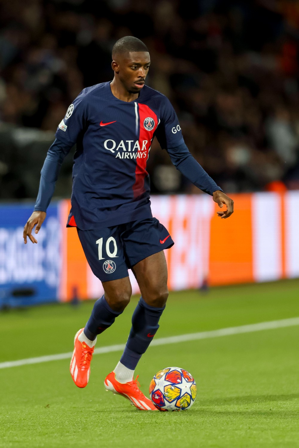 面对旧主巴萨破门,登贝莱结束19场进球荒