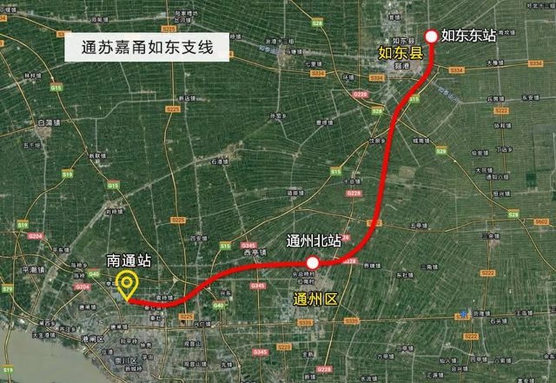 通苏嘉甬铁路如东延伸段进入稳评招标阶段