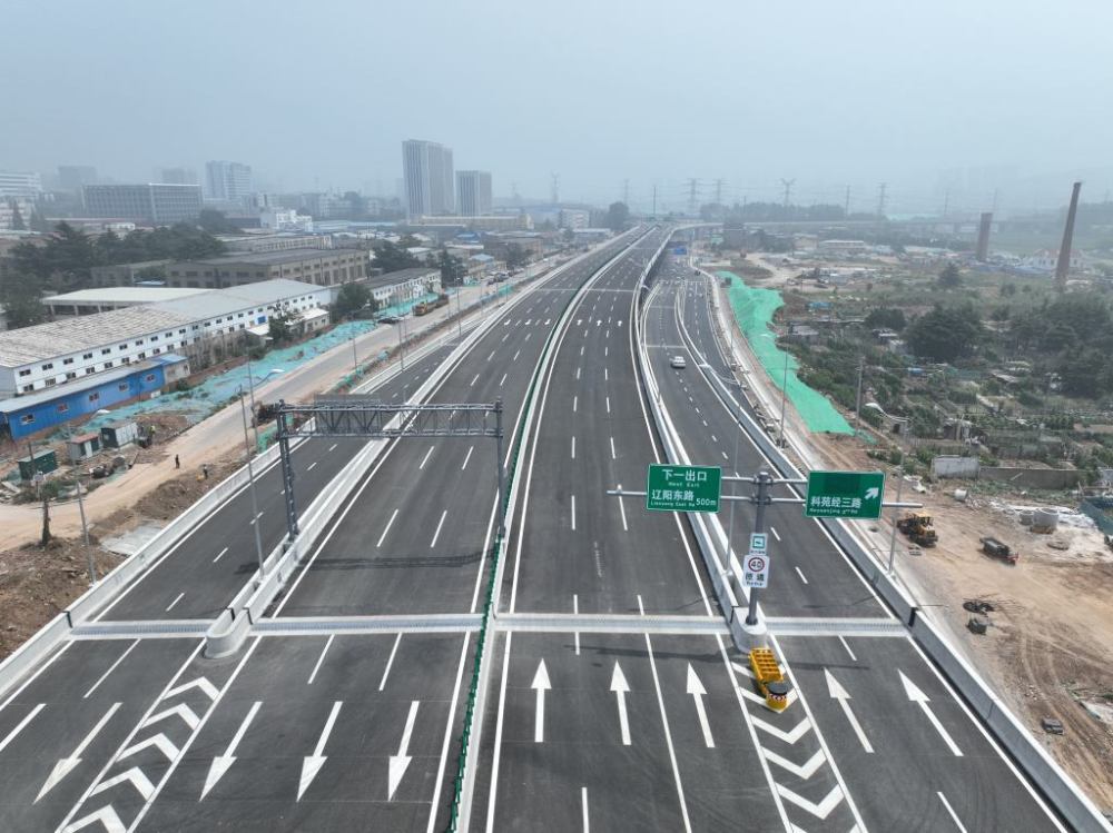 定了！跨海大桥高架路二期工程25日零时全线通车，直通青银高速 腾讯新闻