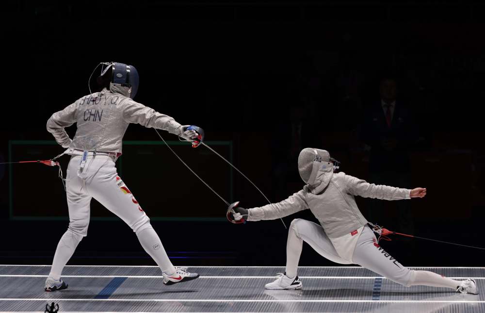 击剑——女子个人佩剑赛况