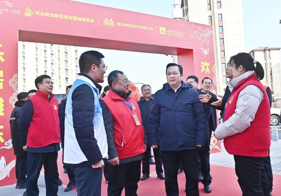 张国华调研雄东片区安置房交付工作