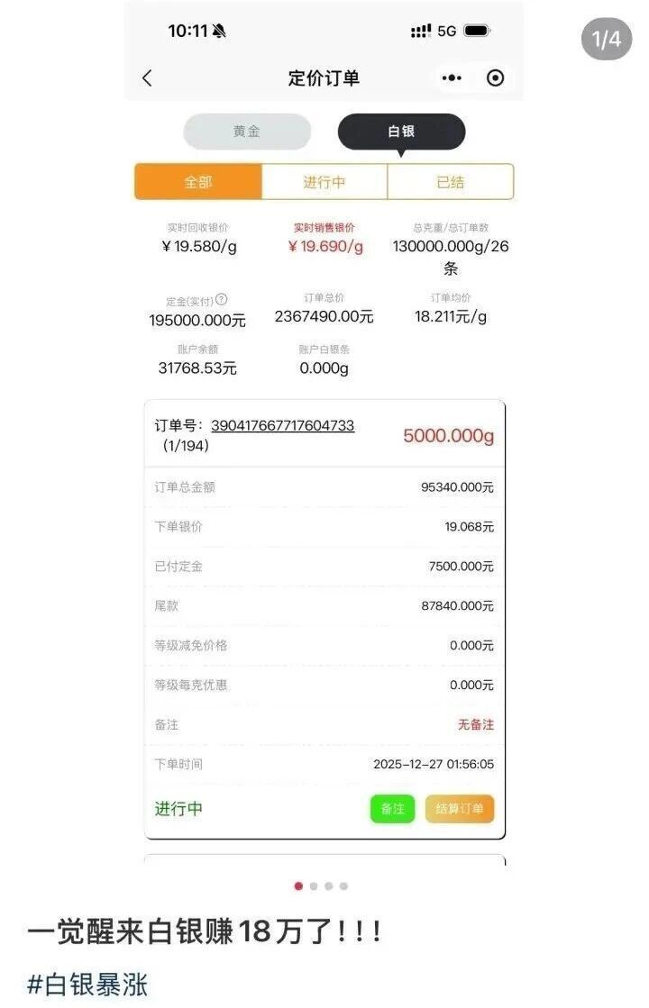 国际金价、银价再创新高！-腾讯新闻