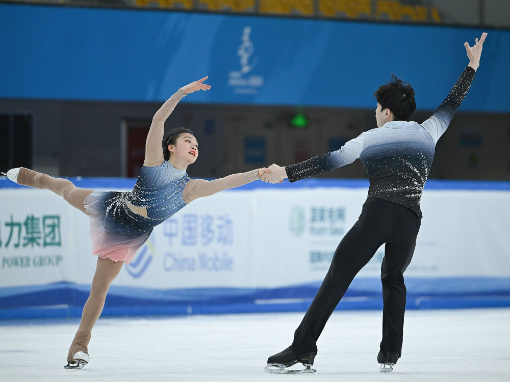 花样滑冰公开组双人滑自由滑赛况