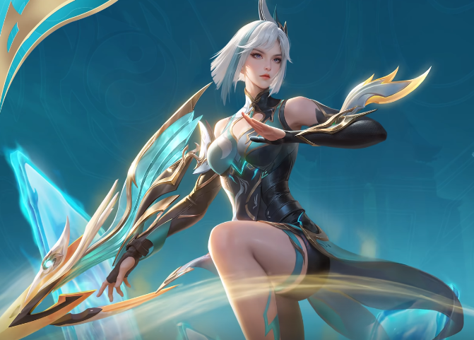 王者荣耀荣耀战令镜新皮曝光,干净利落,国风和科幻感完美结合