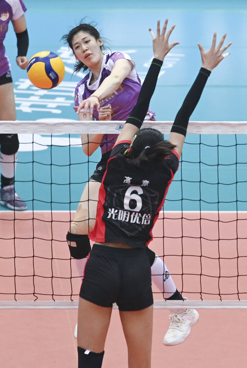 排球——女排超级联赛:天津渤海银行胜上海光明优倍_腾讯新闻